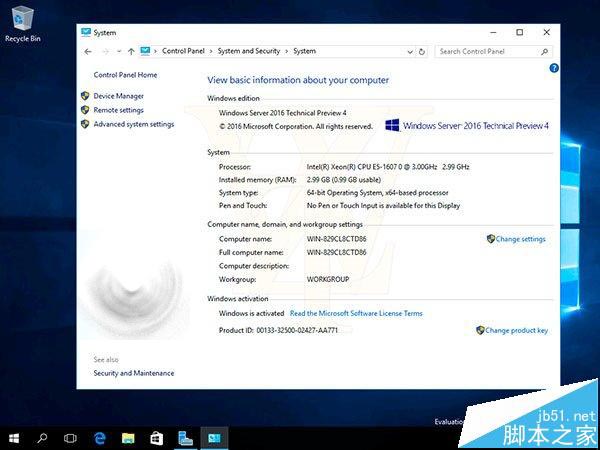 Windows Server 2016技术预览版11103曝光：含平板模式