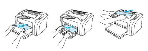 HP LaserJet 1010打印机卡纸该怎么取出来?_