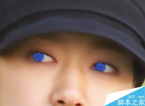 PS完成对照片中人物的美瞳效果