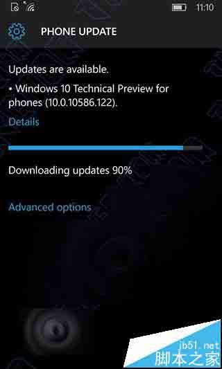 Win10 Mobile 10586.122升级截图现身:或为下次累积更新