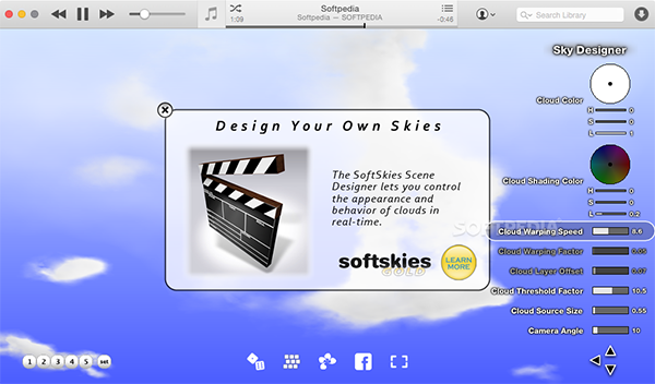 SoftSkies for Mac(音乐可视化媒体播放器) V2.