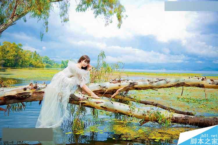 Photoshop调出阴雨天外景人像清新明亮效果,PS教程,思缘教程网
