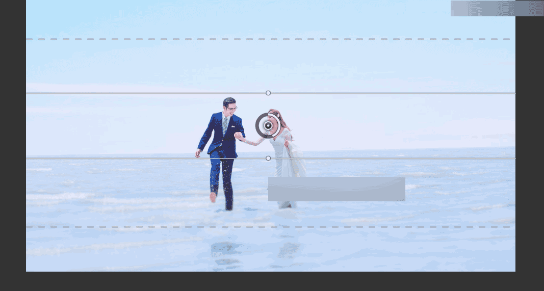 Photoshop调出海边婚片蓝色通透效果图,PS教程,思缘教程网