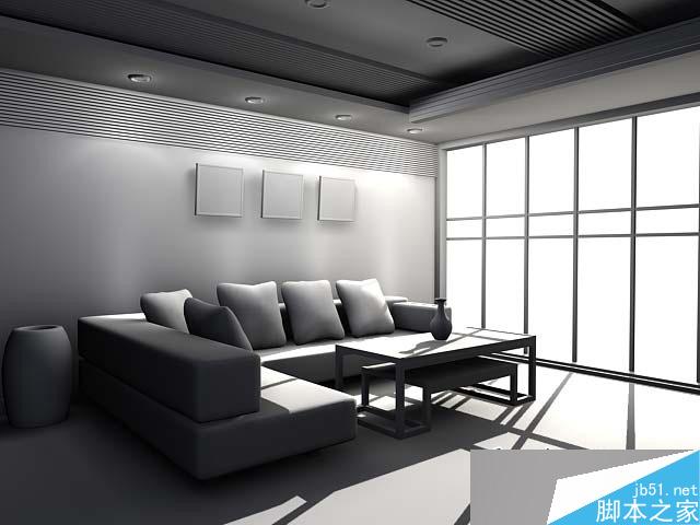 3DSMAX各个环境下室内布光的方法和技巧_3