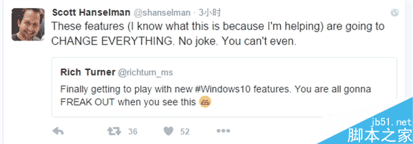 微软自曝全新Win10:让你目瞪口呆