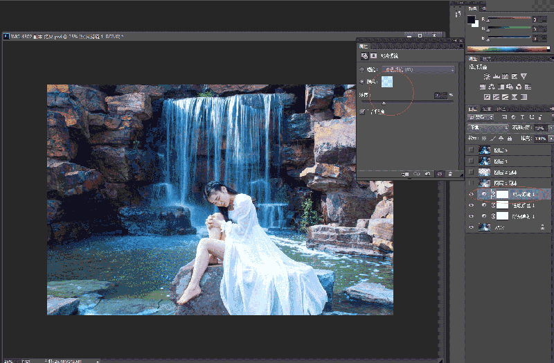 Photoshop调出外景人像中国风古典唯美效果,PS教程,思缘教程网