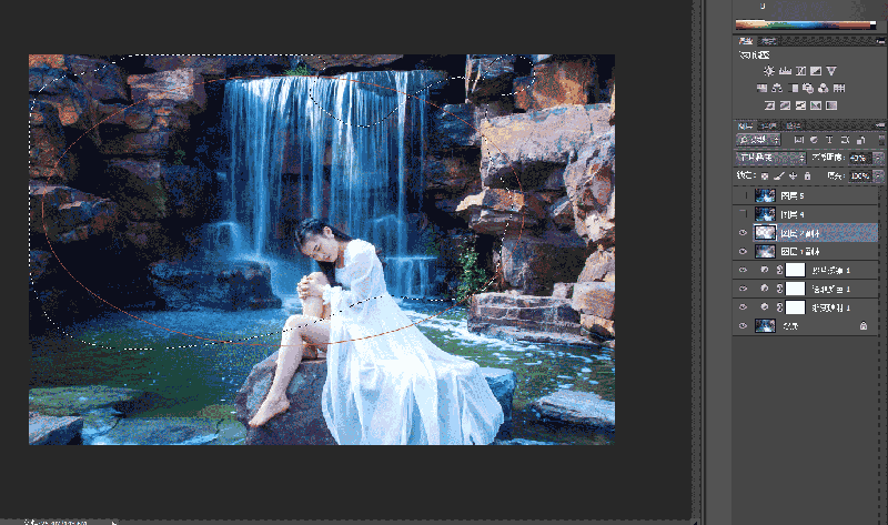 Photoshop调出外景人像中国风古典唯美效果,PS教程,思缘教程网