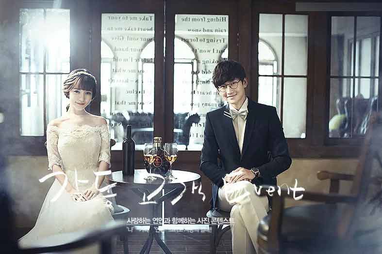 Photoshop调出室内婚纱照片唯美冷色效果,PS教程,思缘教程网