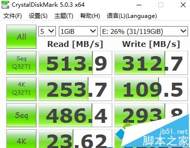 1块SSD的测试成绩不安装rst 1块SSD的测试成绩不安装rst