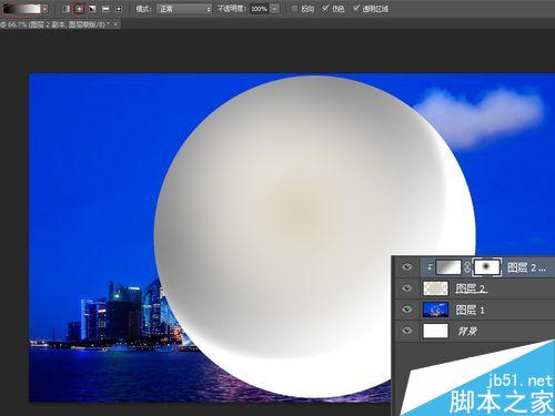 PS制作水晶球之夜的电脑桌面 