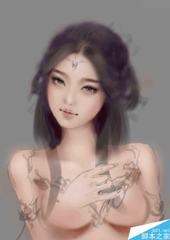 中国古代美女绘画方法和思路解析_Painter教程