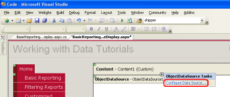 在ASP.NET 2.0中操作数据之四：使用ObjectDataSource展现数据