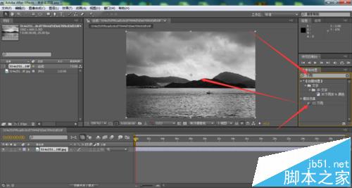 AE怎么使用自带的插件制作下雨的动画效果?_