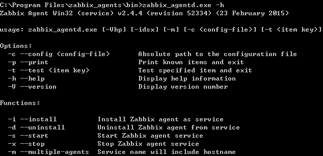Windows 安装配置 Zabbix Agentd_win服务器
