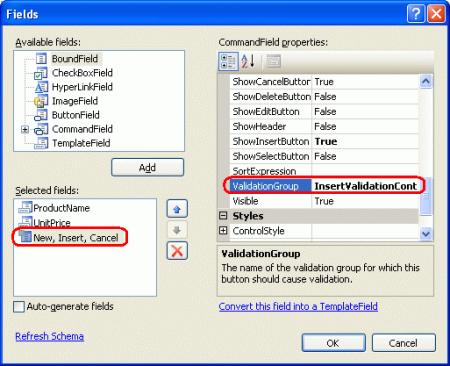 在ASP.NET 2.0中操作数据之十九：给编辑和新增界面增加验证控件