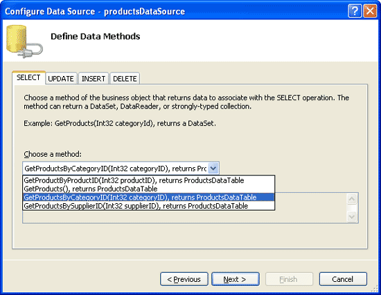 在ASP.NET 2.0中操作数据之三十三：基于DataList和Repeater使用DropDownList过滤的主/从报表