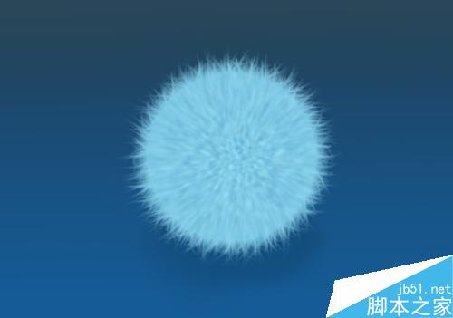 用PS制作漂亮的毛绒绒小球