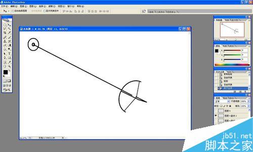 ps绘制一个小人射箭的gif动图