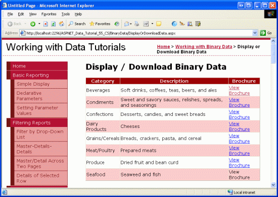 在ASP.NET 2.0中操作数据之五十三：在Data Web控件显示二进制数据