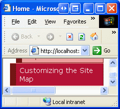 在ASP.NET 2.0中操作数据之六十：创建一个自定义的Database-Driven Site Map Provider