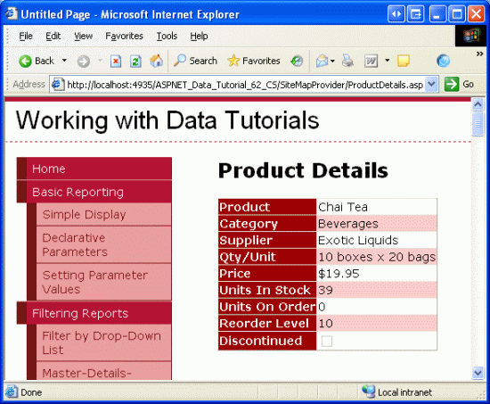 在ASP.NET 2.0中操作数据之六十：创建一个自定义的Database-Driven Site Map Provider