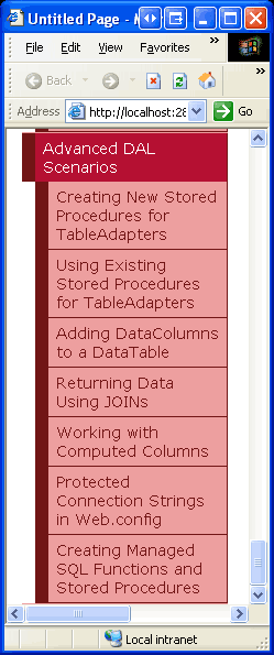 在ASP.NET 2.0中操作数据之六十五：在TableAdapters中创建新的存储过程