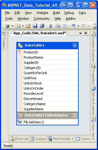 在ASP.NET 2.0中操作数据之六十七：在TableAdapters中使用JOINs
