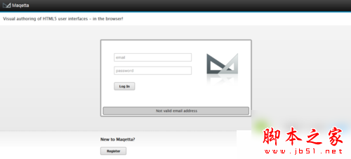 输入用户电子邮箱和密码