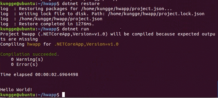 Ubuntu16.04系统配置.net core环境_实用技巧_