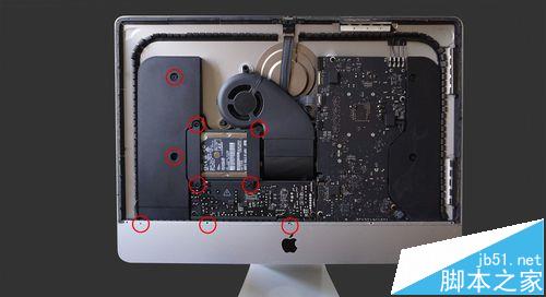 21.5英寸iMac一体机怎么拆机更换固态硬盘?_