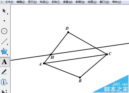 几何画板怎么画图形阴影? 几何画板绘制斜线阴