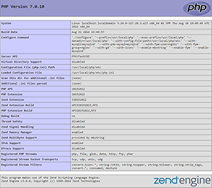 CentOS 7.2 下编译安装PHP7.0.10+MySQL5.7