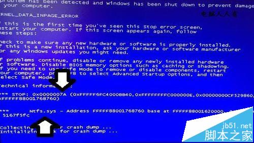 电脑开机蓝屏故障提示中有NTFS.sys文件怎么办？技术提升了吗