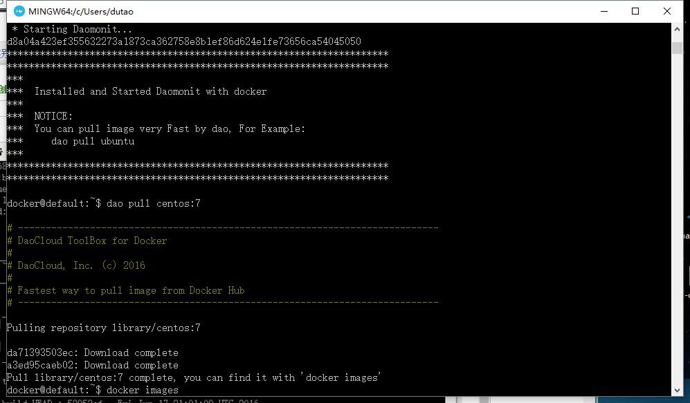 WIN10下安装Docker的教程