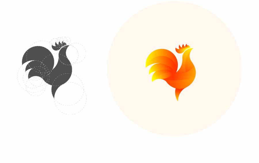 黄金分割加布尔运算设计LOGO过程解析_平面其它_平面设计_脚本之家