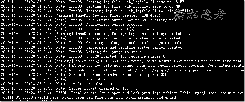 CentOS 7 安装 MySQL 5.6遇到的各种问题小结