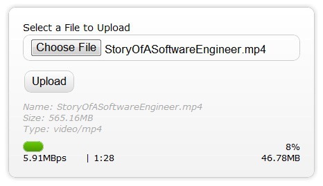 Detailed introduction to file upload in HTML5 applications