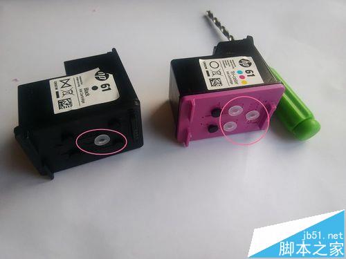 hp1510打印机连供怎么改成可以加墨的?_打印机及其它外设_硬件教程_脚本之家