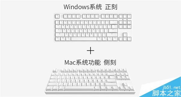 ▲IKBC推双子座Win\/Mac机械键盘:支持IKBC编