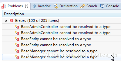 使用eclipse写JAVA出现xxx cannot be resolved to a type错误的解决方法详解