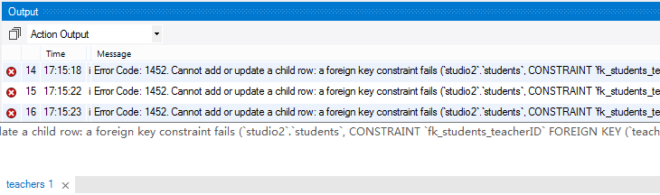 Ausführliche Erläuterung der Methode zur Inspektion von Fremdschlüsseleinschränkungen zum Schließen untergeordneter Tabellen in MySQL (Bild)