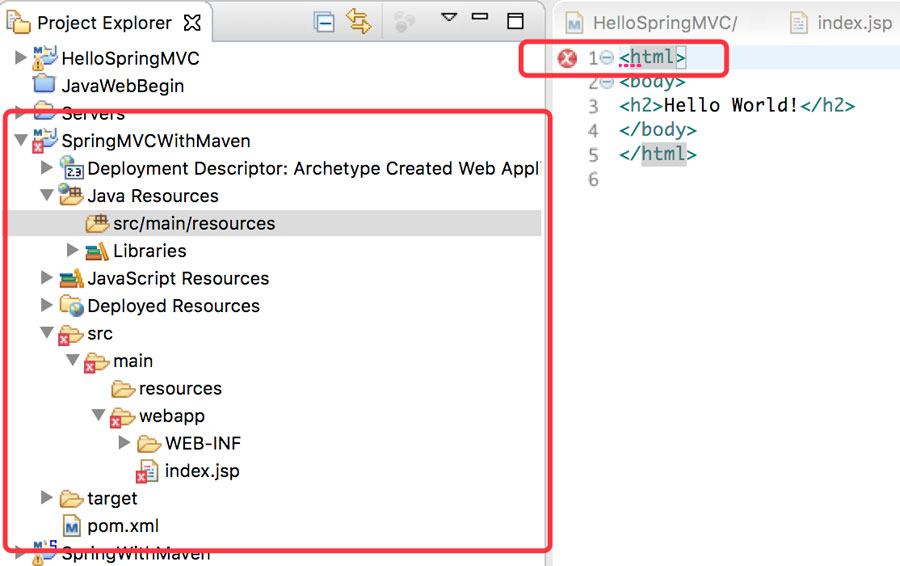 JavaEE development environment construction based on Eclipse and creation of Maven Web App (picture and text)