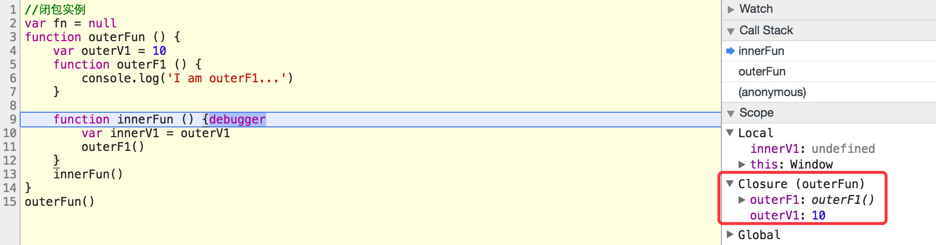 Javascript-作用域及作用域鏈及閉包的詳解(圖文)