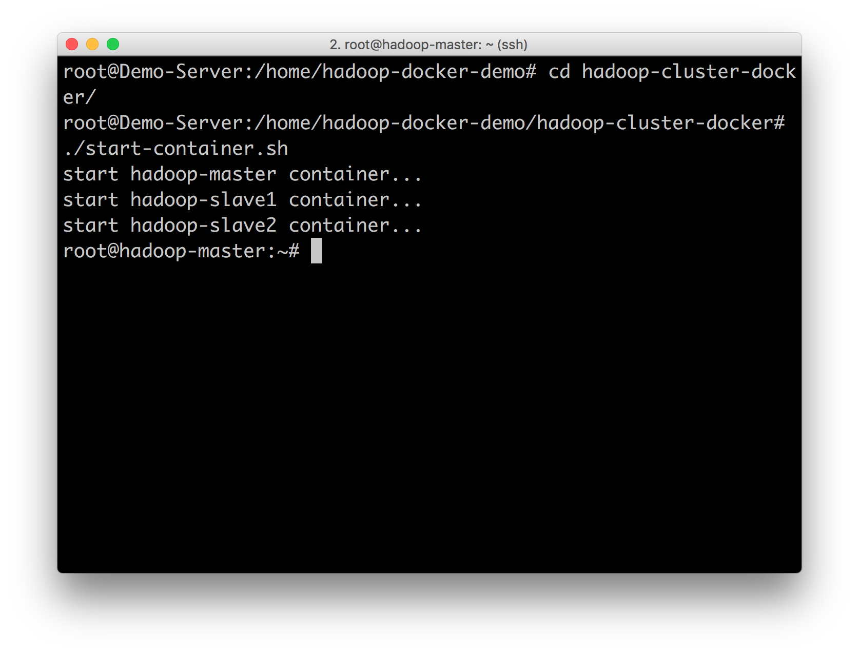 详解从 0 开始使用 Docker 快速搭建 Hadoop 集