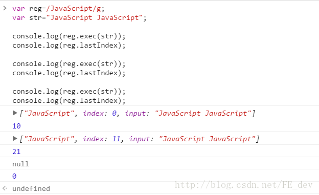 JS中正则表达式要注意lastIndex属性_javascrip