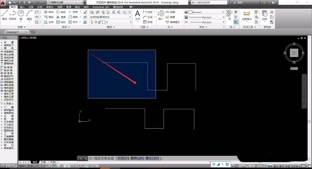 CAD图纸框选怎么使用? CAD图纸框选的两种