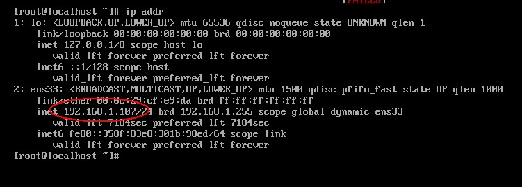 虚拟机里Centos7的IP地址查看方法_Linux