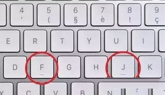 电脑键盘上的f和j键为什么会有凸起的一横有什么作用电脑常识电脑基础