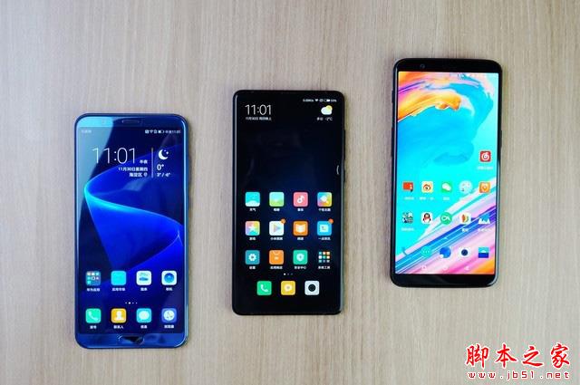 一加5T\/小米MIX2\/荣耀V10哪个好?荣耀V10\/一
