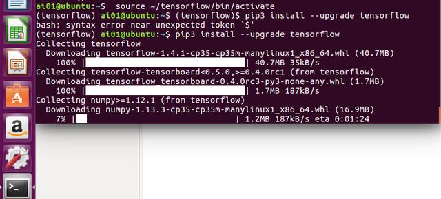 基于ubuntu16 Python3 tensorflow(TensorFlow环